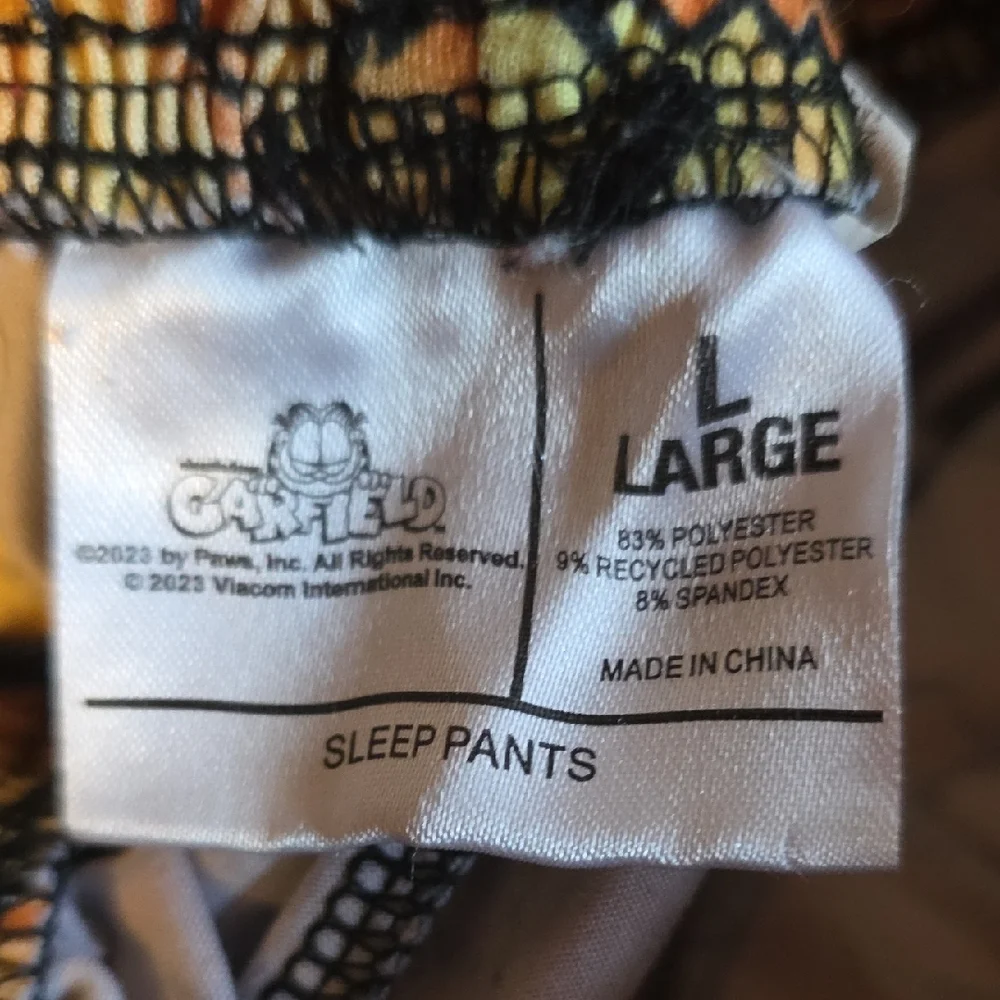 Garfield Men's Joggers - Orange - Picture 3 of 3